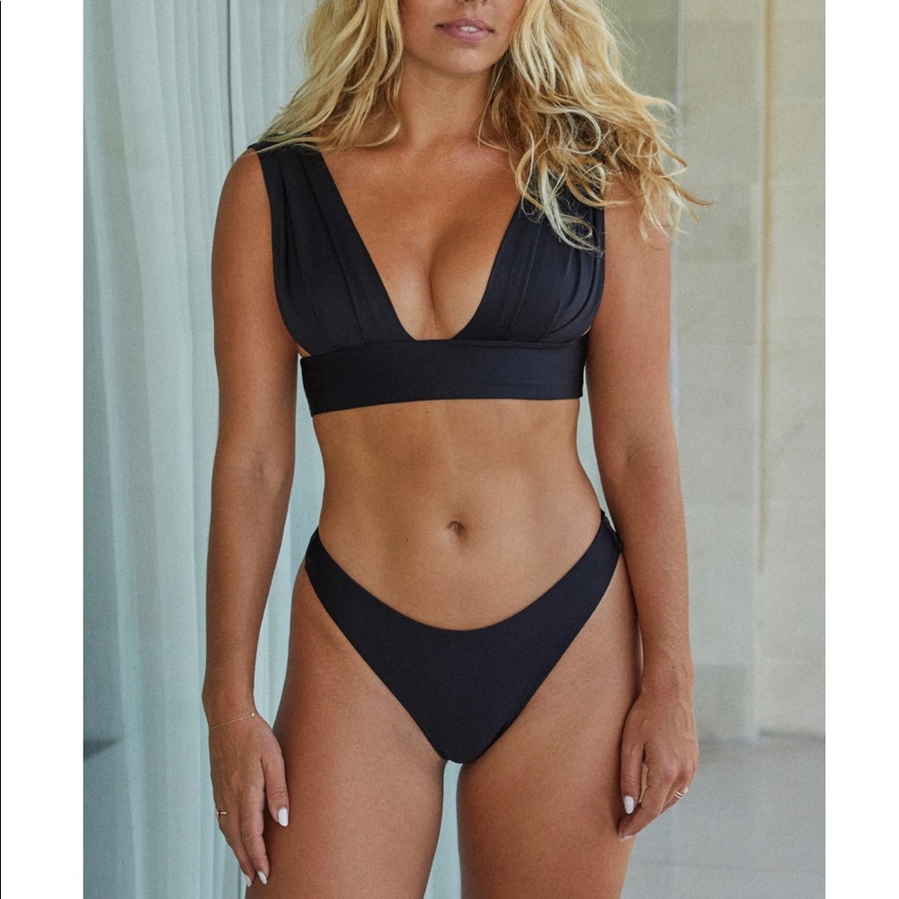 MONDAY SWIMWEAR BLACK BYRON BOTTOM